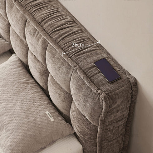 Chelly Rectangular Headboard Bed Frame