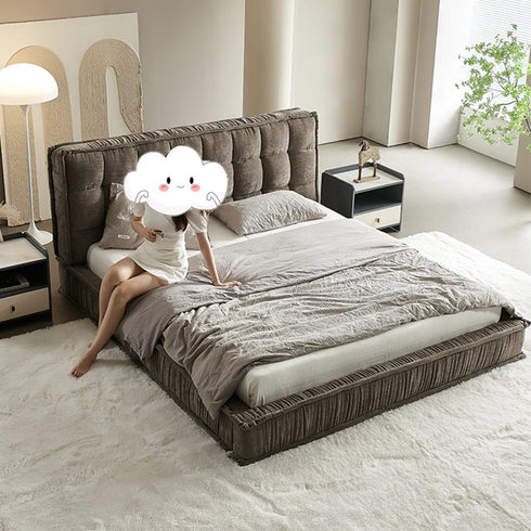 Chelly Rectangular Headboard Bed Frame