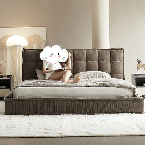 Chelly Rectangular Headboard Bed Frame