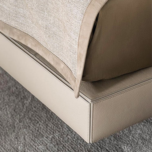 Citra Luxury Cotton Linen +Microfiber Leather Bed Frame