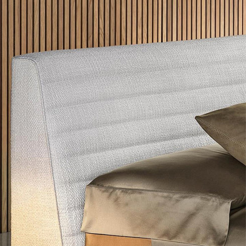 Citra Luxury Cotton Linen +Microfiber Leather Bed Frame