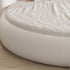 Cynthia Calf Leather Round Arc Upholstered Bed Frame
