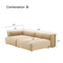 Amaris Corduroy Modern Simple Sofa Cube Modular Couch