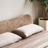 Domick Teddy Fleece Modern Low Headboard Bed Frame