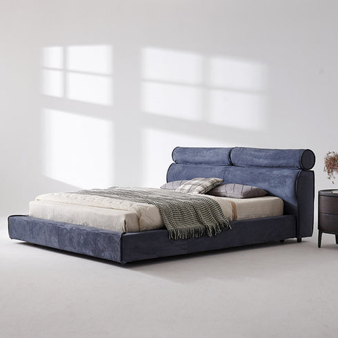 Duri Suede Fabric Modern Bed Frame