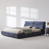 Duri Suede Fabric Modern Bed Frame