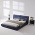 Duri Suede Fabric Modern Bed Frame