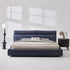 Duri Suede Fabric Modern Bed Frame