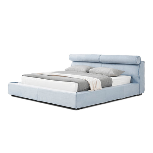 Duri Suede Fabric Modern Bed Frame