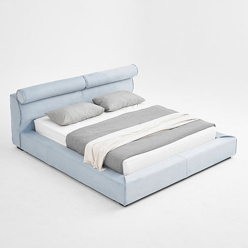 Duri Suede Fabric Modern Bed Frame