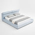 Duri Suede Fabric Modern Bed Frame