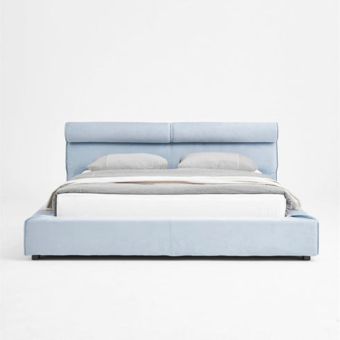 Duri Suede Fabric Modern Bed Frame