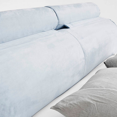 Duri Suede Fabric Modern Bed Frame