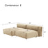 Amaris Corduroy Modern Simple Sofa Cube Modular Couch
