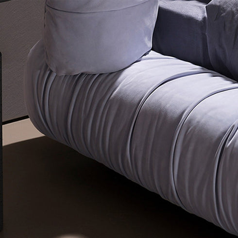 Elvin Luxury Suede Fabric Bed Frame