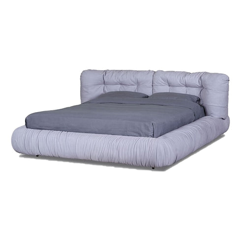 Elvin Luxury Suede Fabric Bed Frame