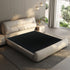 Esther Calf Leather Modern Luxurious Upholstered Headboard Bed Frame