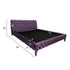 Ethan Velvet Fabric Bed Frame
