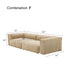 Amaris Corduroy Modern Simple Sofa Cube Modular Couch
