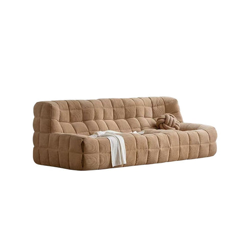 Shaun Fabric Armless 3 Seater Sofa Lounge Couch