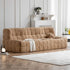 Shaun Fabric Armless 3 Seater Sofa Lounge Couch