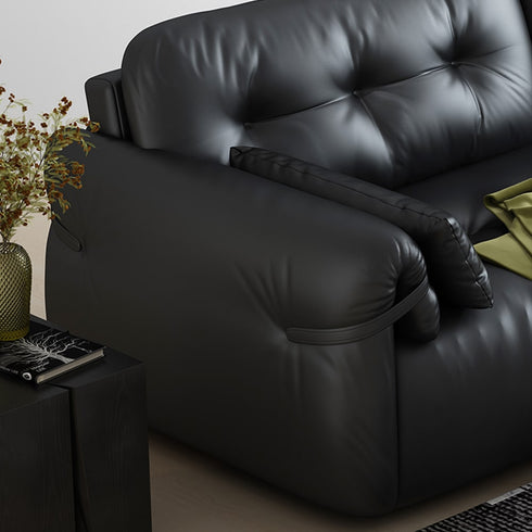 Flores Modern Arm Sofa Microfiber Leather Lounge Sofa