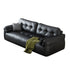 Flores Modern Arm Sofa Microfiber Leather Lounge Sofa