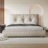 Harriet Calf Leather High Headboard Modern Bed Frame