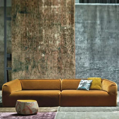 Heloise Fabric Arm Sofa 3 Seater 2-Piece Couch