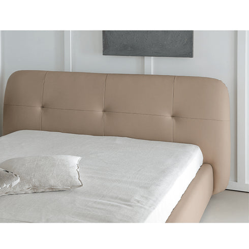 Hess Microfiber Leather Simple Bed Frame