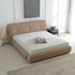 Hess Microfiber Leather Simple Bed Frame