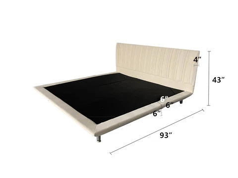 Jana Velvet Fabric Bed Frame