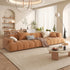 Julia Suede Fabric Soft Sofa Modern Loveseat Couch