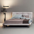 Kelly Suede Fabric Bed Frame With Steel Legs