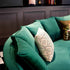 Tribeca Velvet Green 2-Piece Sofa Round Shaped Upholstery Sectional Couch
