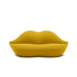 Nicky Elastic Leather/Velvet Lips Special Design 3 Seater Sofa Interior Couch