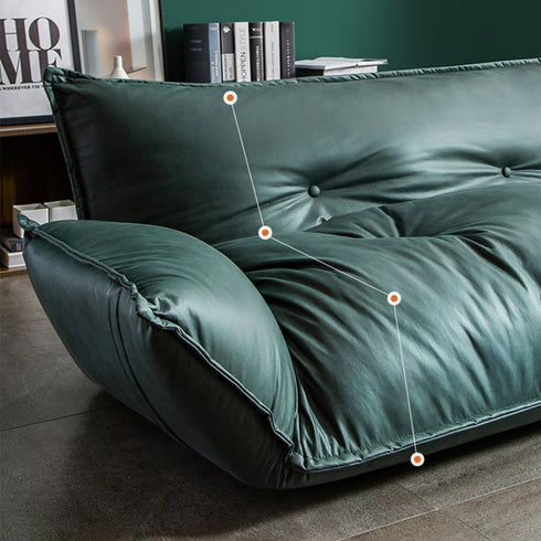 Gemma Technical Fabric Lazy Loveseat Sofa Cozy Folding Lounge Tatami Couch