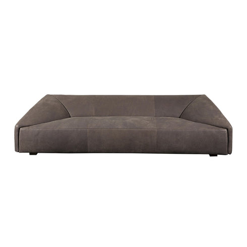 Lambert Suede Fabric 4 Seater Sofa Low Armrest Couch