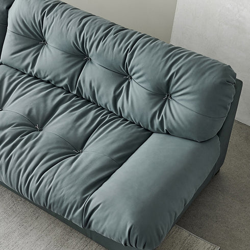 Liz Suede Fabric Luxury 3 Seater Sofa Interior Cloud Couch