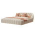 Lora Boucle Bubble Headboard Floating Bed Frame