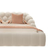 Lora Boucle Bubble Headboard Floating Bed Frame