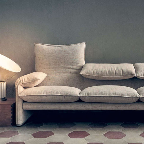 Matty Technical Cloth 3 Seater Sofa Foldable Backrest Couch