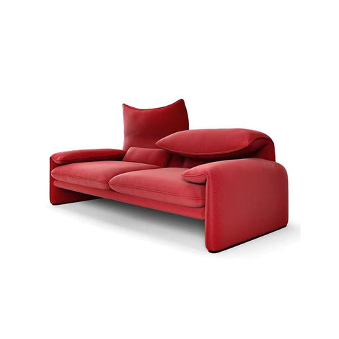 Matty Technical Cloth Loveseat Sofa Foldable Backrest Couch