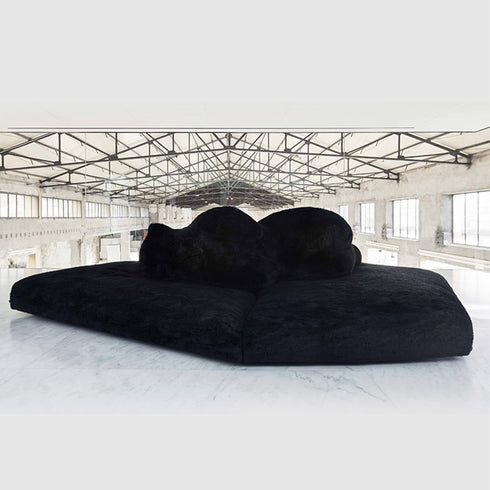 Polar Bear Hug Luxury Sofa Cloud Fabric Special Design 4 Seater Couch