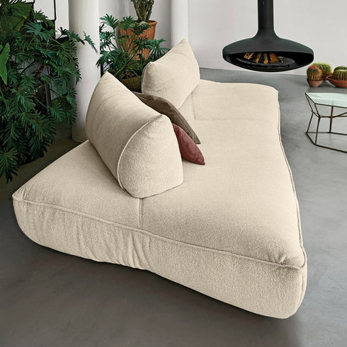 Powell Suede Fabric Special Design Sofa Modular Couch