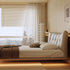 Ryan Calf Leather Simple Floating Bed Frame