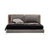 Stephen Microfiber Leather Spliced Headboard Bed Frame