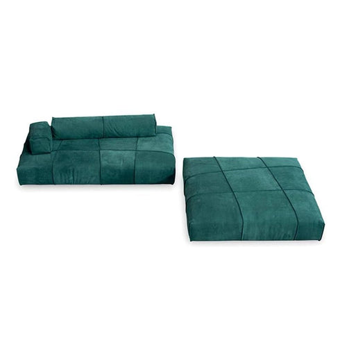 Wesley Suede Fabric Modular Couch Modern Corner Sofa
