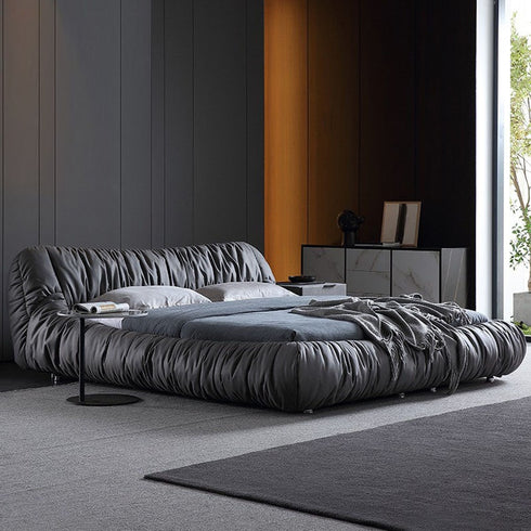 Easton Suede Fabric Luxury Bed Frame