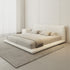 Cesar Suede Fabric Contemporary Minimalist Bed Frame